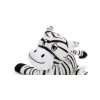 Sesli Peluş Köpek Oyuncağı, Zebra Desenli (Siyah/Beyaz)