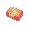 Sevimli Kedi Desenli 1600ml Kapaklı Lunchbox, 2 Bölmeli PP Plastik
