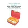 Sevimli Kedi Desenli 1600ml Kapaklı Lunchbox, 2 Bölmeli PP Plastik