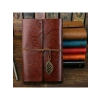 Seyahat için Doldurulabilir Vintage Not Defteri - 105 x 145 mm