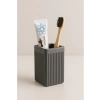 Şık Açık Gri 3 Parça Banyo Aksesuar Seti