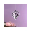 Şık Modern LED Sarkıt Avize - 24W Beyaz Işık, Ayarlanabilir Uzunluk
