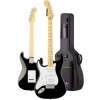 Siyah Beyaz Elektro Gitar Seti - HSH Manyetik