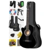 Siyah Klasik Gitar 4/4, Sap Ayarlı, Full Set