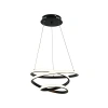 Siyah LED Avize - 3000K Aydınlatma