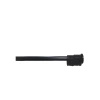 Siyah Metal Banyo Perde Borusu, 90 cm - 130 cm Ayarlanabilir