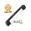 Siyah Metal Çekmece Kulpları - 10 Adet, 160 mm