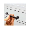 Siyah Metal Çekmece Kulpları - 10 Adet, 160 mm