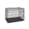 Siyah Metal Kedi ve Köpek Kafesi, 60x41x50 cm, Dayanıklı
