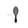Siyah Renkli Saç Açıcı Fırça - Detangler Brush