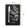 Siyah Sayfalı Premium Spiral Defter - 60 Sayfa