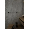 Siyah Uzun Havluluk, 40 cm Banyo Askısı