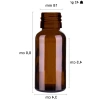 Sızdırmaz Çelik Roll On Şişe Seti, 30 ml, 2 Adet