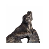 Soyut Tasarım Siyah Biblo - 10x24x36 cm