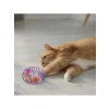 Spiral Tel Top & Peluş Fareli Kedi Oyuncağı - Zıplayan Eğlence