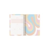 Spiralli Ajanda Defter - Marble Desen, 17x24 cm