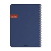 Spiralli Çizgili Defter - Lacivert Renk, Ofis ve Okul Kullanımına Uygun