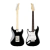 Strat Kasa Elektro Gitar Seti (Beyaz-Siyah)