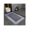 Su Emici Dikdörtgen Kaymaz Tabanlı Paspas 60 cm x 39 cm