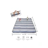 Su Geçirmez Katlanabilir Piknik Örtüsü 1.2X2M Mavi-Beyaz