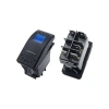 Su Geçirmez LED Işıklı 5 Pin On/Off Anahtar Düğmesi