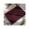 Süresiz Haftalık Masaüstü Planlayıcı - 24x34 cm, Bordo