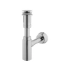 T Tipi Krom Lavabo Sifon Seti - Giriş G 1 1/4”