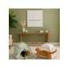 Taşınabilir ve Katlanabilir Kedi Köpek Çadırı - Pembe