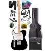 Tele Kasa Elektro Gitar Seti - Maple Klavye, 25W Amfi