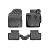 Toyota Yaris (2005-2013) Uyumlu 3D Havuzlu Paspas, TPE Malzeme