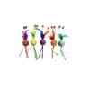 Tüylü Top İle İp Örgülü Kedi Oyuncağı - 4.2 Cm
