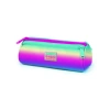 Üç Bölmeli Kalem Çantası, Pembe-Yeşil-Mor