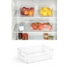 Ultra Dayanıklı Buzdolabı Düzenleyici Organizer Kutu, Şeffaf, 28x19x9 cm