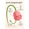 USB Şarjlı İnteraktif Kedi Oyuncağı, Lale Şeklinde