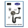 Üstten Taşmalı Körüklü Lavabo Sifonu - 115 mm Çap