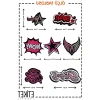 Ütü ile Yapışan Dokuma Seti - Patch Yama Girl Modeli