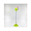 Vantuzlu Yaylı Gülen Yüz Kedi Oyuncağı (Limon Yeşili)
