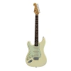 Vintage Beyaz Renk Ihlamur Ağacı Gövde Elektro Gitar