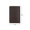 Vintage Ciltli Defter, 200 Sayfa Çizgili, Kahverengi, 13,25 x 20,25 cm