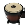Vintage Güneş Patlaması Tasarımlı Bongo Seti - 15cm ve 17cm