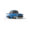 Vintage Tarzda 1957 Model Mavi Araba - Koleksiyonluk