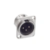 XLR ŞASE Erkek Canon 3 Pinli Konnektör