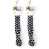 Yansıtıcı Köpek Tasması S 10mm x 120cm Siyah 2li Paket