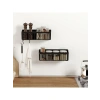 Yapışkanlı Banyo Rafı - 2li Organizer Set