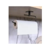 Yapışkanlı Metal Havlu Askısı - Lüks Tasarım, Siyah