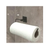 Yapışkanlı Metal Havlu Askısı - Lüks Tasarım, Siyah