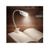 Yaylı Pilli LED Kitap Okuma Lambası, Mandallı Tasarım