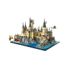 Yetişkinler için Yaratıcı Hogwarts Şatosu ve Bahçesi LEGO Modeli (2660 Parça)