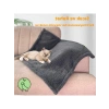 Yıkanabilir Peluş Evcil Hayvan Battaniyesi - Gri, 60x80 cm