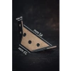 Yönsüz Köşe Bağlantı Aparatı - 62x23x18 mm, Galvaniz Kaplama